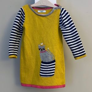 Mini Boden Cat Sweater Dress